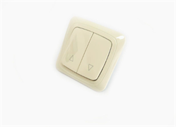 Клавишный роллетный выключатель Алютех KU/1 5583