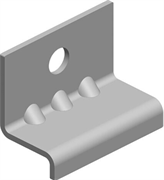 Кронштейн монтажный TB604 для промышленных и панорамных ворот 4639